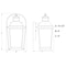 Vaxcel Lexington Aluminum Black Motion Sensor Dusk to Dawn Outdoor Wall Light Clear Glass T0636 - alternate 3